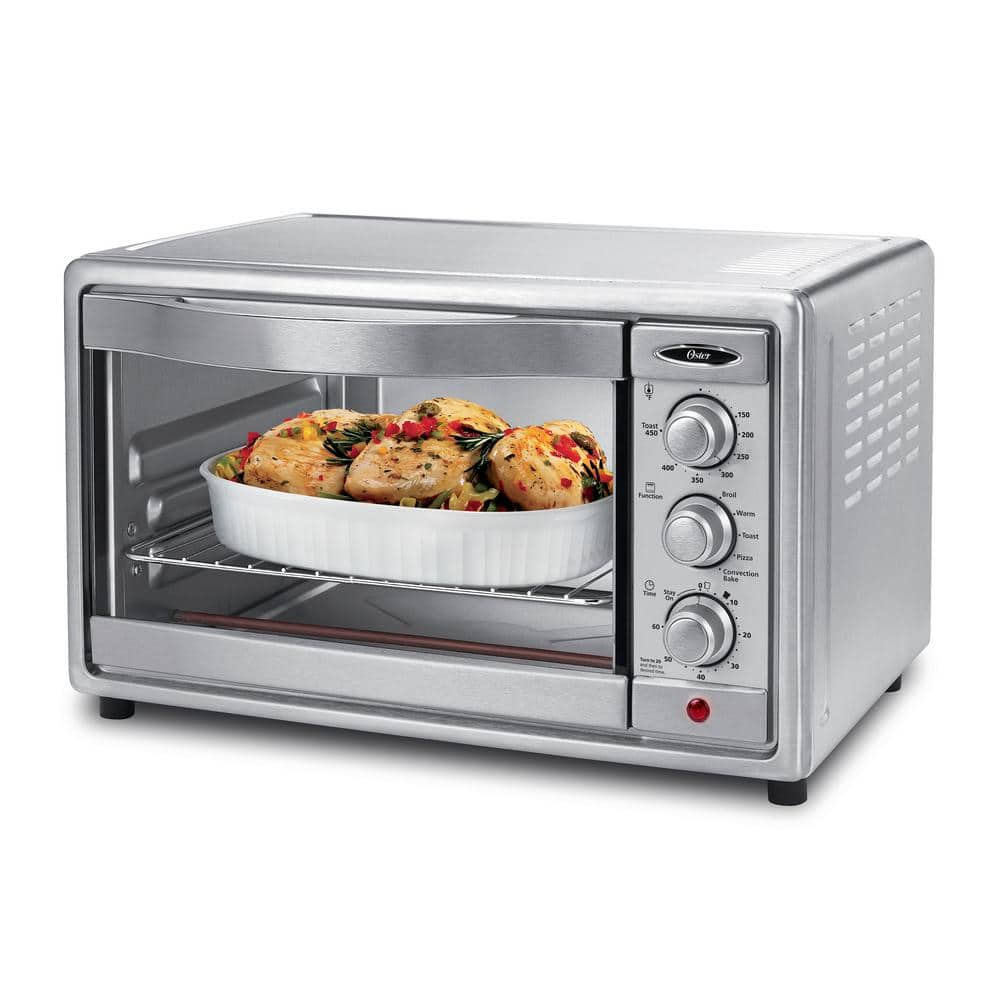 Oster Compact Countertop Oven With Air Fryer, Stainless Steel : Home &  Kitchen 