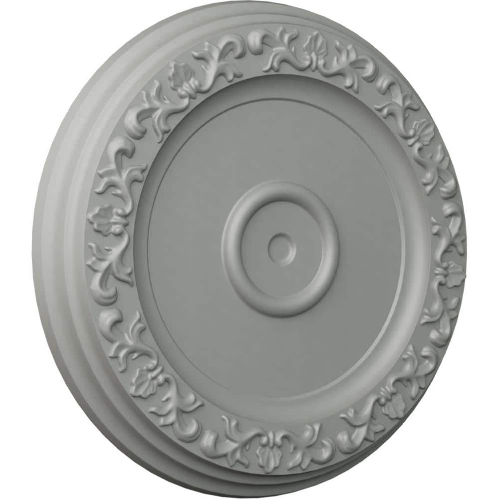 Kepler 7.5'' White Urethane Rosette Applique