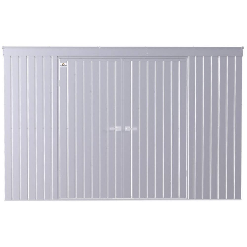 Elite 10 ft. x 4 ft. Silver Galvalume Steel Storage Shed Kit