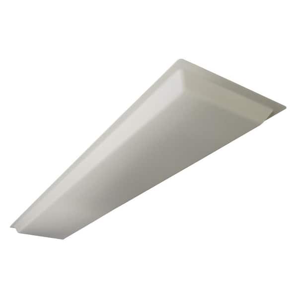 Lithonia Lighting 10.44 in. x 48.22 in. Dropped White Acrylic Diffuser