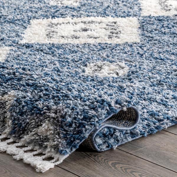 nuLOOM Transitional Regina Shag Blue 10 ft. x 14 ft. Area Rug KKEL01A-10014  - The Home Depot