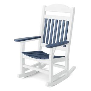 Wildridge Heritage Patriot Blue Traditional Rocking Chair Plastic ...