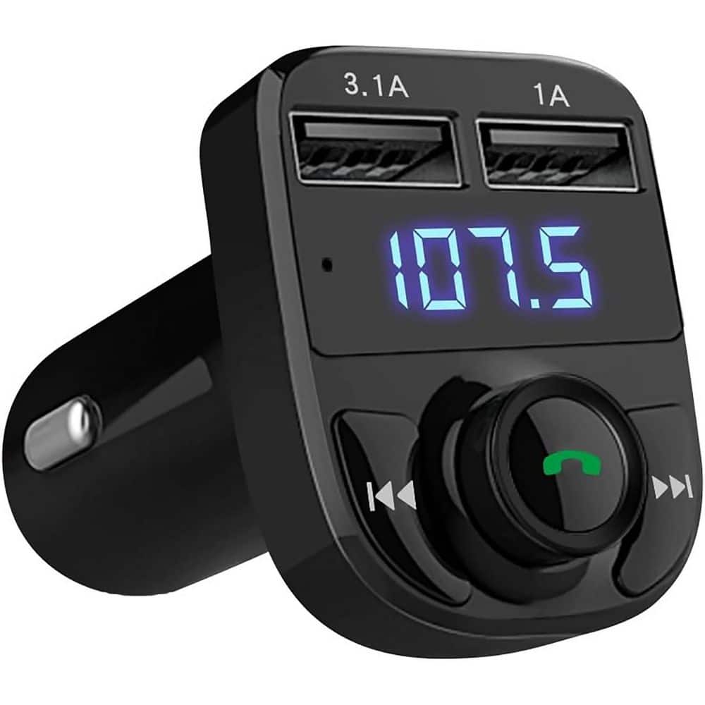 Wireless Bluetooth FM Transmitter Car Charger Handsfree Call Music Adapter Dual USB Port Compatible Smartphones price history on PriceWatchPro