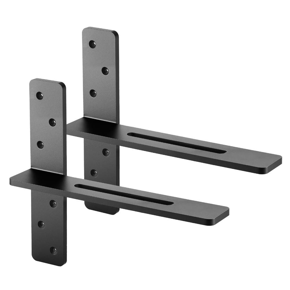 "2 Pcs 14"" Heavy Duty Floating Shelf Brackets, Concealed Steel Brackets for Shelves, Rust-Resistant" price history on PriceWatchPro