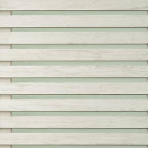 Marlow Sage Green Wood Slats Wallpaper Sample