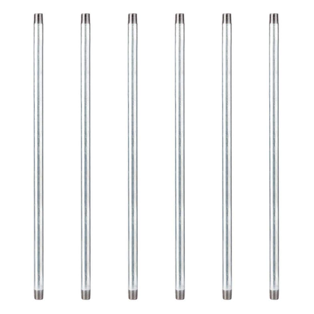 1/2 in. x 2 ft. Galvanized Steel Pipe (6-Pack) price history on PriceWatchPro