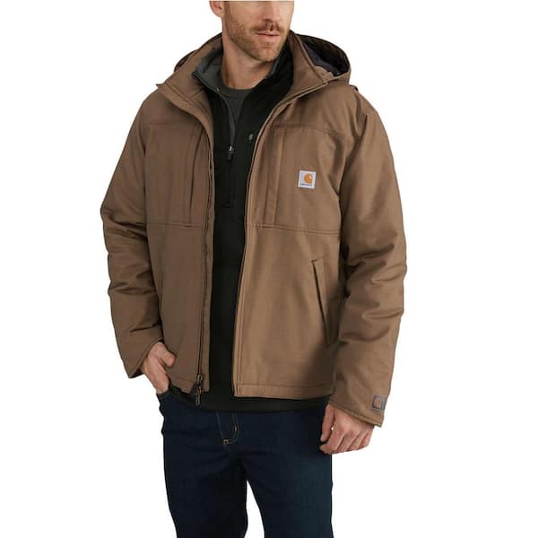 Carhartt Men's Regular Large Canyon Brown Cotton/Polyester Full Swing ...