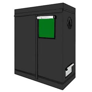4 ft. x 4 ft. Green and Black Plant Grow Tent