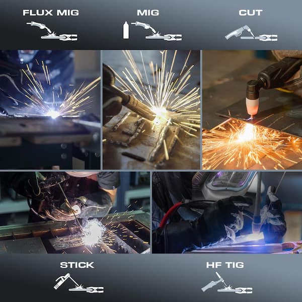 200 Amp 110V/220V Versatile 5-in-1 Plasma Cutter and Multi-Process Welder