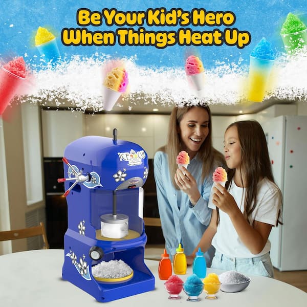 GREAT NORTHERN 24 oz. in Blue Ice Cub Shaved Ice Machine 172184KTI