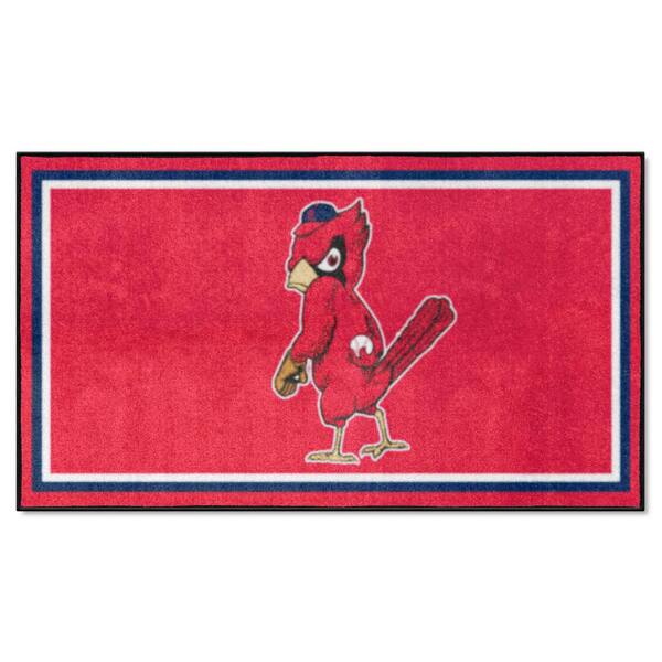Fanmats St. Louis Cardinals 3ft. x 5ft. Plush Area Rug, Blue