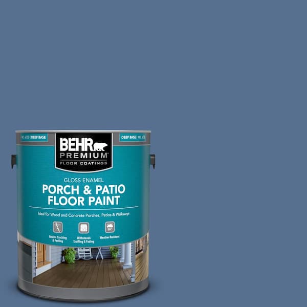 BEHR PREMIUM 1 gal. #PFC-59 Porch Song Gloss Enamel Interior/Exterior Porch and Patio Floor Paint