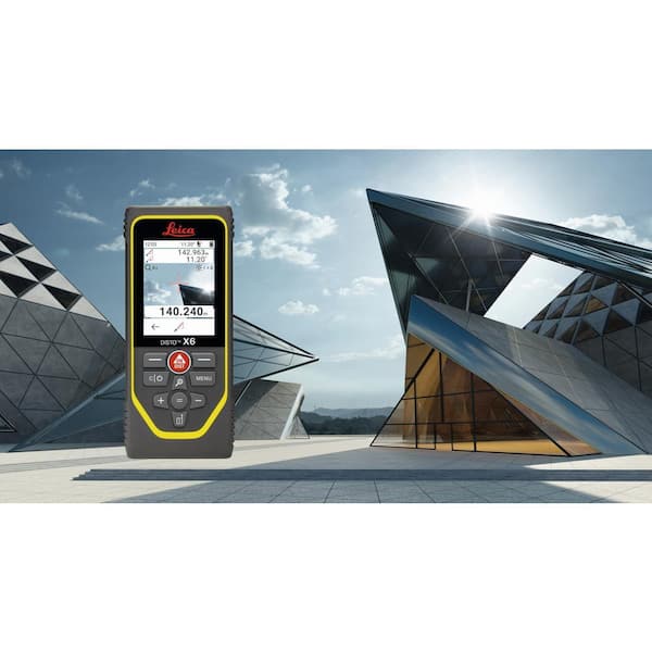 Leica 800 ft. range Laser Distance Tape Measuring Tool X6 - The