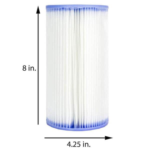 4.25 in. Dia x 8 in. Pool Easy Set Type A Replacement Cartridge Filter Pump (6-Pack)