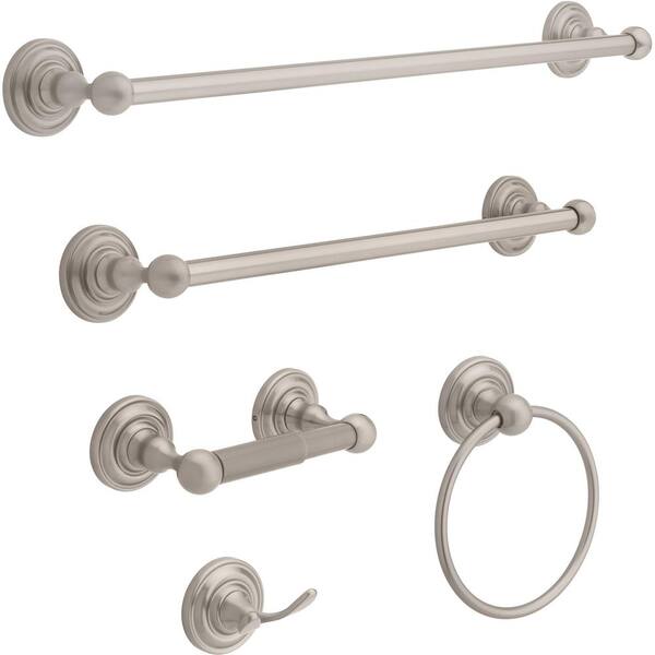 2 Greenwich II 3-Piece Accessory Set in popular SpotShield Brushed Nickel