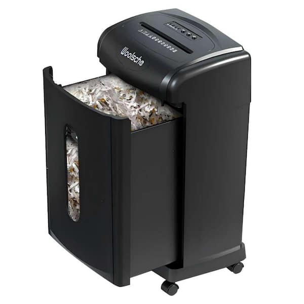 19-Sheets Paper Shredder Cross Cut Paper Cutter for CD, Credit Card, Staples, Paper Clip, Large Capacity, 7.93 Gal./30 L