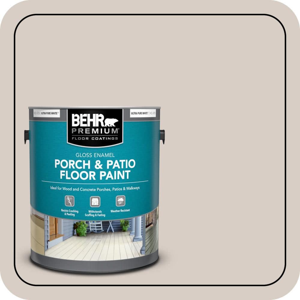 1 gal. #MQ3-06 Granite Dust Gloss Enamel Interior/Exterior Porch and Patio Floor Paint price history on PriceWatchPro