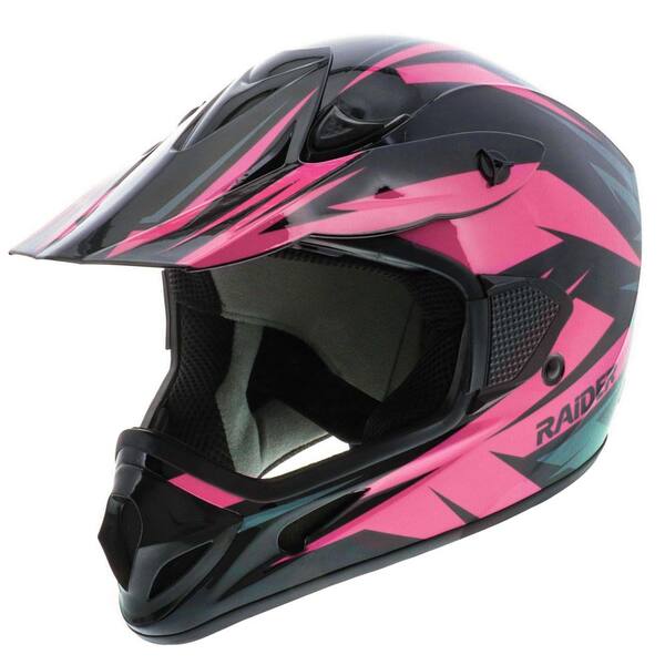 RAIDER RX2 ADULT MX HELMET PINK-SM 2171313 - The Home Depot