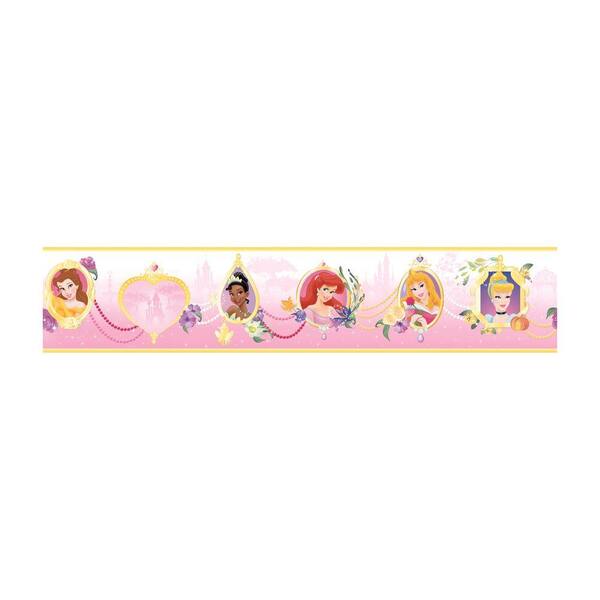 York Wallcoverings Disney Kids Princess Frames Wallpaper Border