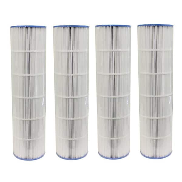 Unicel Jandy PJAN85 CL340 FC-0800 26.9 in. L x 3 in. W 85 sq. ft. Coverage,3 in. Dia Pool Replacement Cartridge Filter (4-pack)
