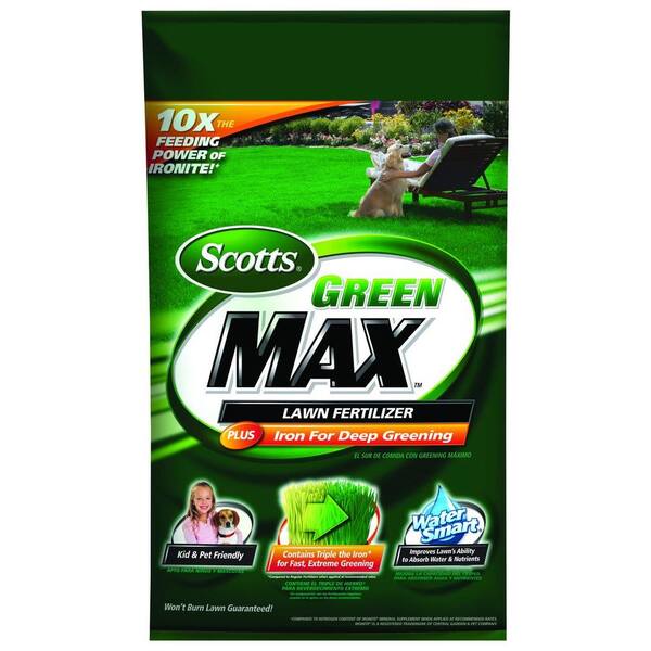 Reviews for Scotts 5,000 sq. ft. Green Max Lawn Fertilizer - 49100