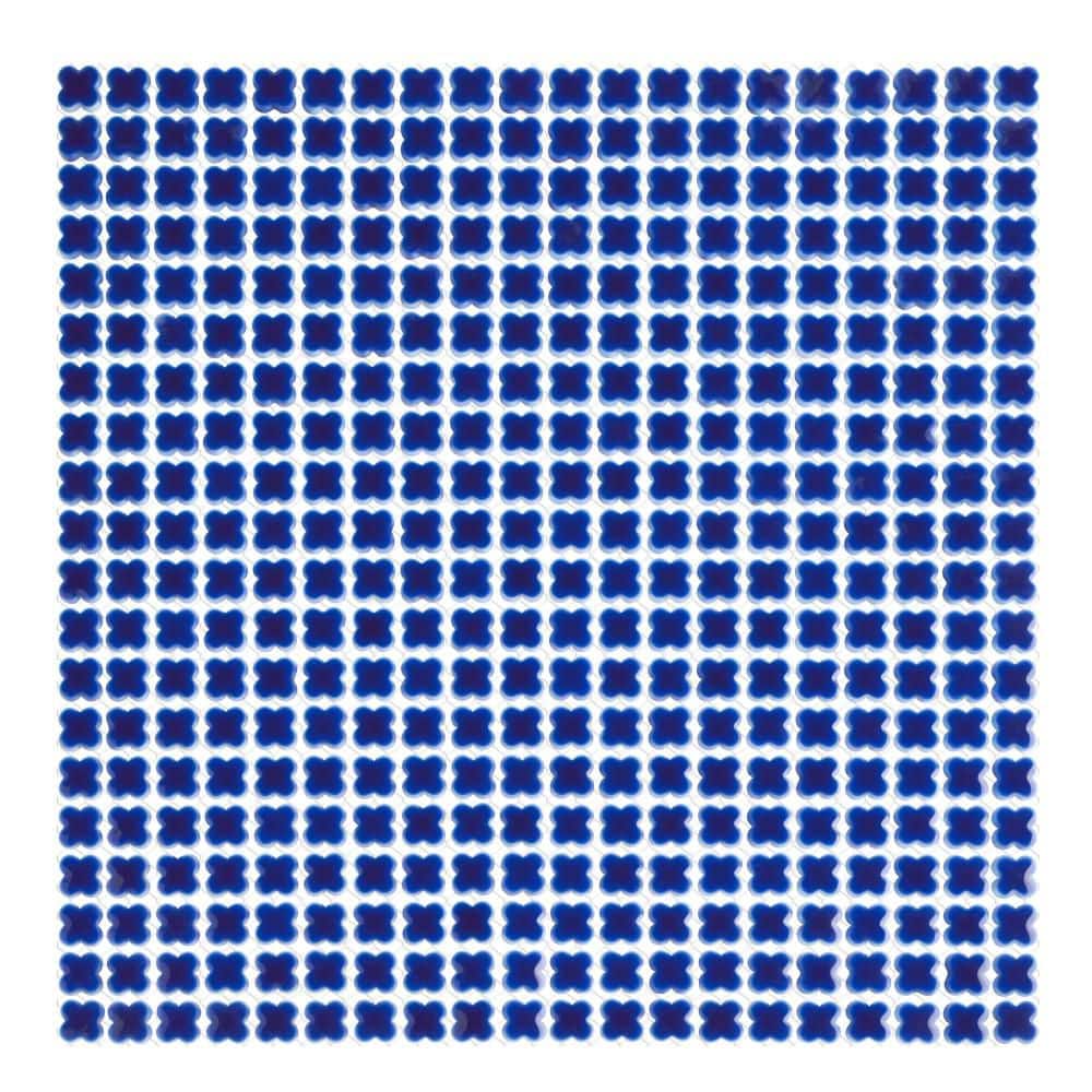 Fioretti Glossy Cobalt Blue 6 in. x 6 in. Porcelain Mosaic Take Home Tile Sample price history on PriceWatchPro
