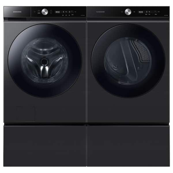 black samsung ecobubble washing machine