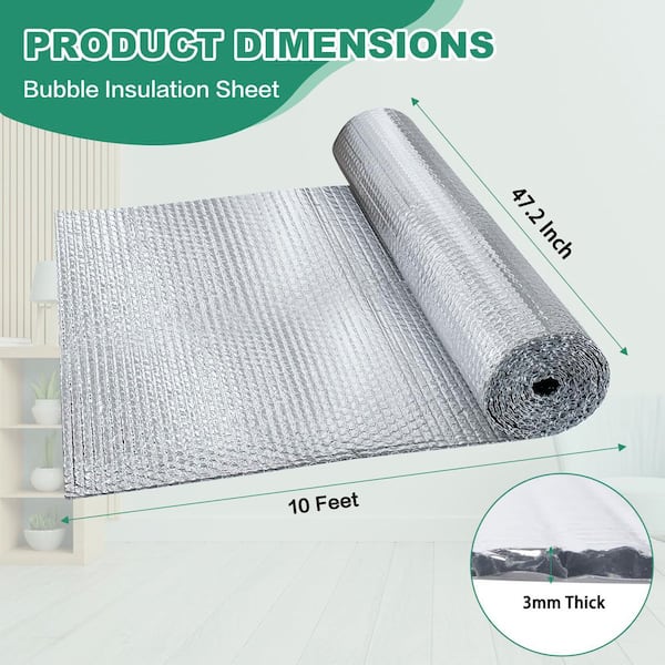 NVNOO 47 in. x 10 ft. Radiant Barrier Double Insulation Sheet for