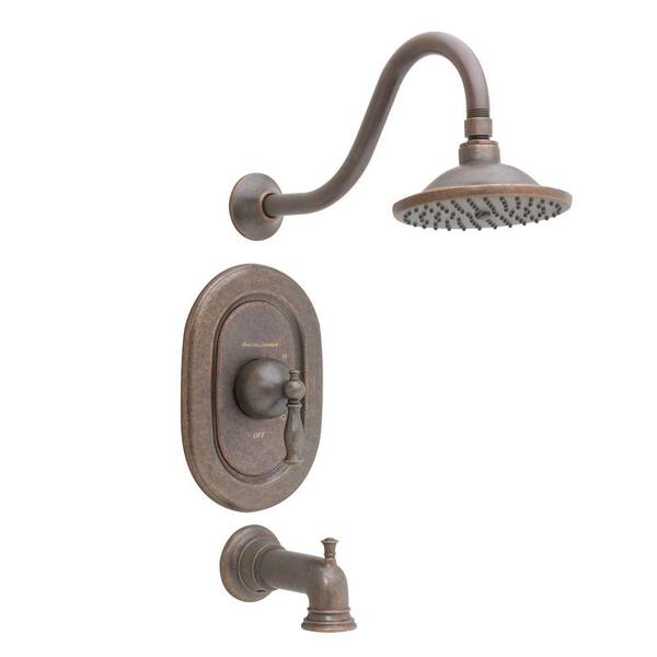 American Standard Quentin 1-Handle Tub and Shower Faucet Trim Kit in Oil Rubbed Bronze (Valve Not Included)