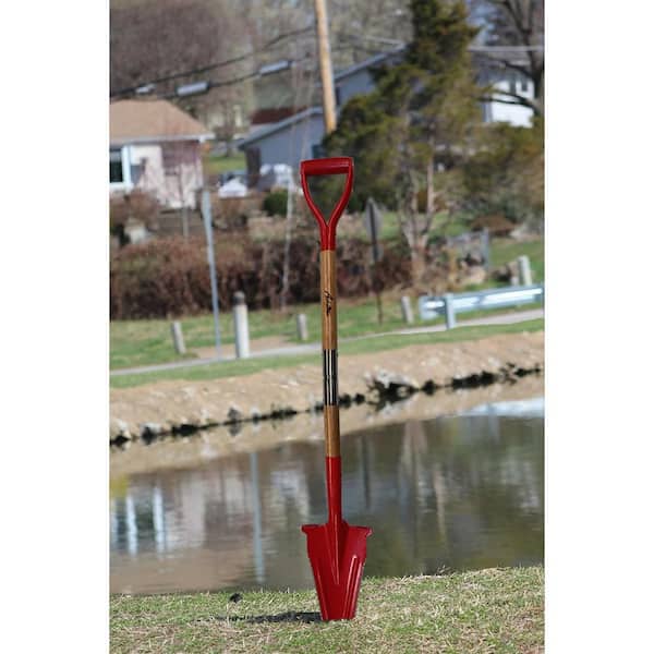 Ashman Online 46 in. Wood Handle D-Grip Carbon Steel Adjustable