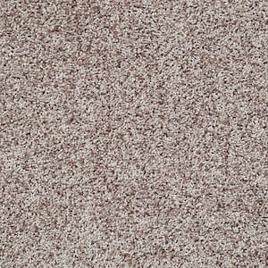 Charming - Graham Cracker - Brown 24 oz. Polyester Twist Installed Carpet