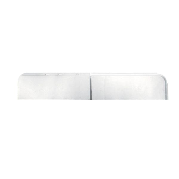 Builders Edge 9 in. x 37 5/8 in. J-Channel Back-Plate for Window Header in 001 White