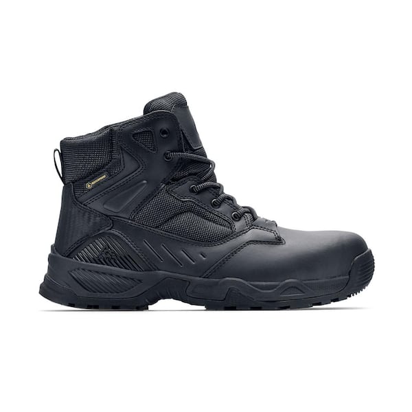Ace Men's Defender Water Proof 6" Work Boots - Composite Toe- Black Size 7.5(M)