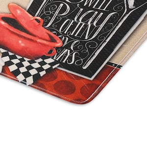 Eat Well Chef Rectangle Kitchen Mat 22in.x 35in.