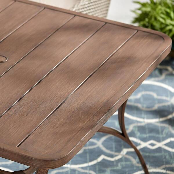 Hampton Bay Oakshire 5 Piece Wicker Outdoor Patio Dining Set With Tan Cushions Dq631l Tq631o The Home Depot - Oakshire 5 Piece Wicker Outdoor Patio Dining Set With Tan Cushions Hampton Bay Oakshire 5 Piece Wicker Outdoor Patio Dining Set With Tan Cushions Dq631l Tq631o The Home Depot - Oakshire 5 Piece Wicker Outdoor Patio Dining Set With Tan Cushions