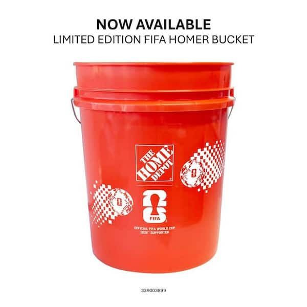 5 Gallon Orange Homer Bucket