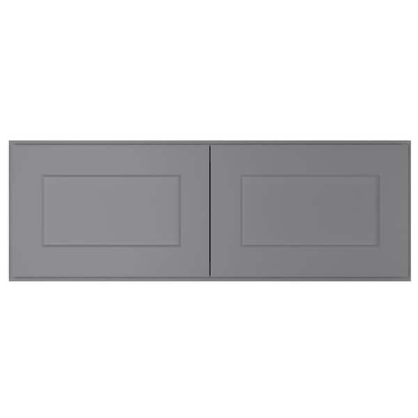 HOMEIBRO 36 in. W x 12 in. D x 12 in. H in Shaker Gray Plywood Ready to ...
