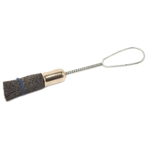 Forney 9 in. x 1-1/4 in. Wire Loop Handled Carbon Steel Parts Cleaning Brush