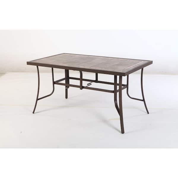Home Decorators Collection Sun Valley Aluminum Bar Height Outdoor Dining Table