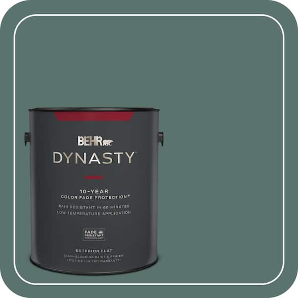 BEHR DYNASTY 1 gal. Home Decorators Collection #HDC-WR16-04 Noble Fir Flat Exterior Stain-Blocking Paint & Primer