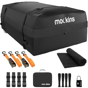 25 cu. ft. Waterproof Rooftop Carrier Bag Capacity Storage Roof Bag Use With Or Without Racks/Bars Accessories Included