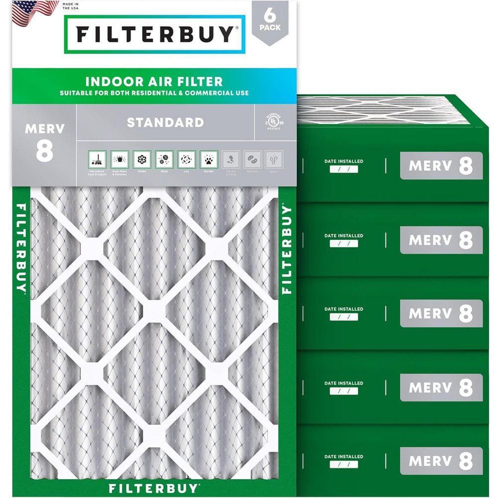 UPC 717267018098 product image for 10 in. x 18 in. x 4 in. MERV 8 (FPR 5) Dust Defense Pleated HVAC AC Furnace Air  | upcitemdb.com