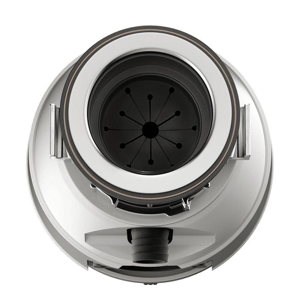 Silver Continuous Feed Stainless Steel Food Waste Disposer