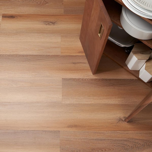 Cippia Oak Scotch 28 MIL x 6 in. W x 48 in. L Click Lock Waterproof Luxury Vinyl Plank Flooring (23.45 sq. ft./Case)
