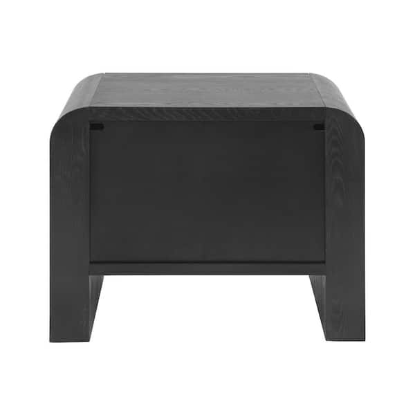 CHRISTOPHER KNIGHT HOME Erika Black 23.75 in. H Nightstands with 2