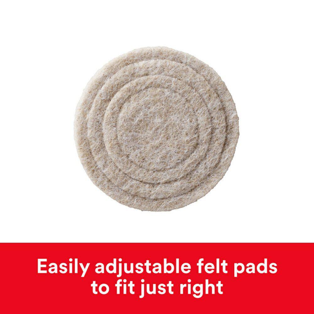 Beige Self-Adhesive Felt Furniture Pads, 1.5 inch, Pack of 20