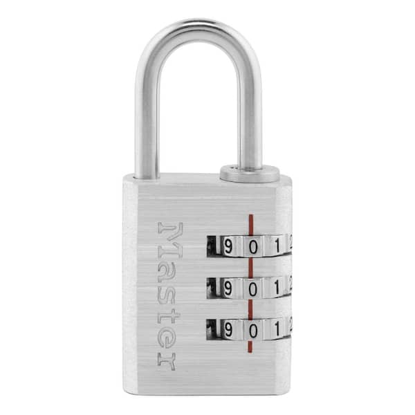 Master Lock Combination Lock, Resettable 3-Dial