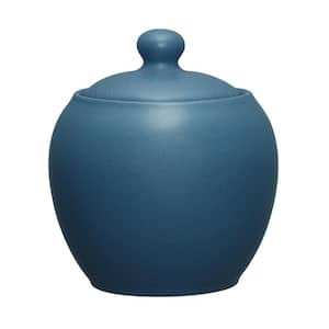 Colorwave Blue Stoneware Sugar Bowl with Cover 13 oz.
