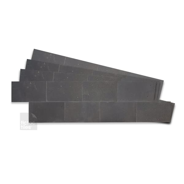 Tic Tac Tiles Concrete Subway 12pcs Night Sky 24 in. x 6 in. Other Peel and Stick Tile Decorative Backsplash (10.32 sq. ft./Pack)