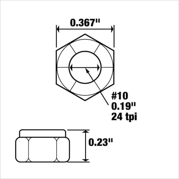 Hillman 0.19 in. D Zinc-Plated Steel Split Lock Washer 100 pk